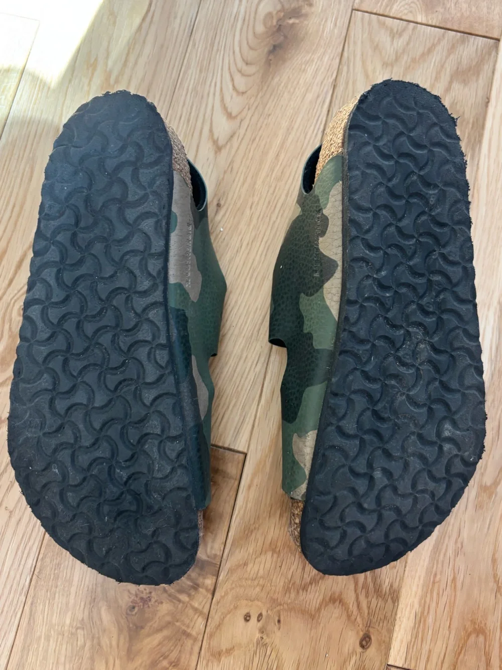 Birkenstock Milano Kids EU 33 US Youth 2 Camo Camouflage Sandals Backstrap